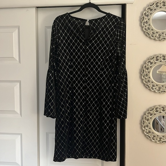 Black Dress with Silver Shimmer​ - Picture 7 of 8